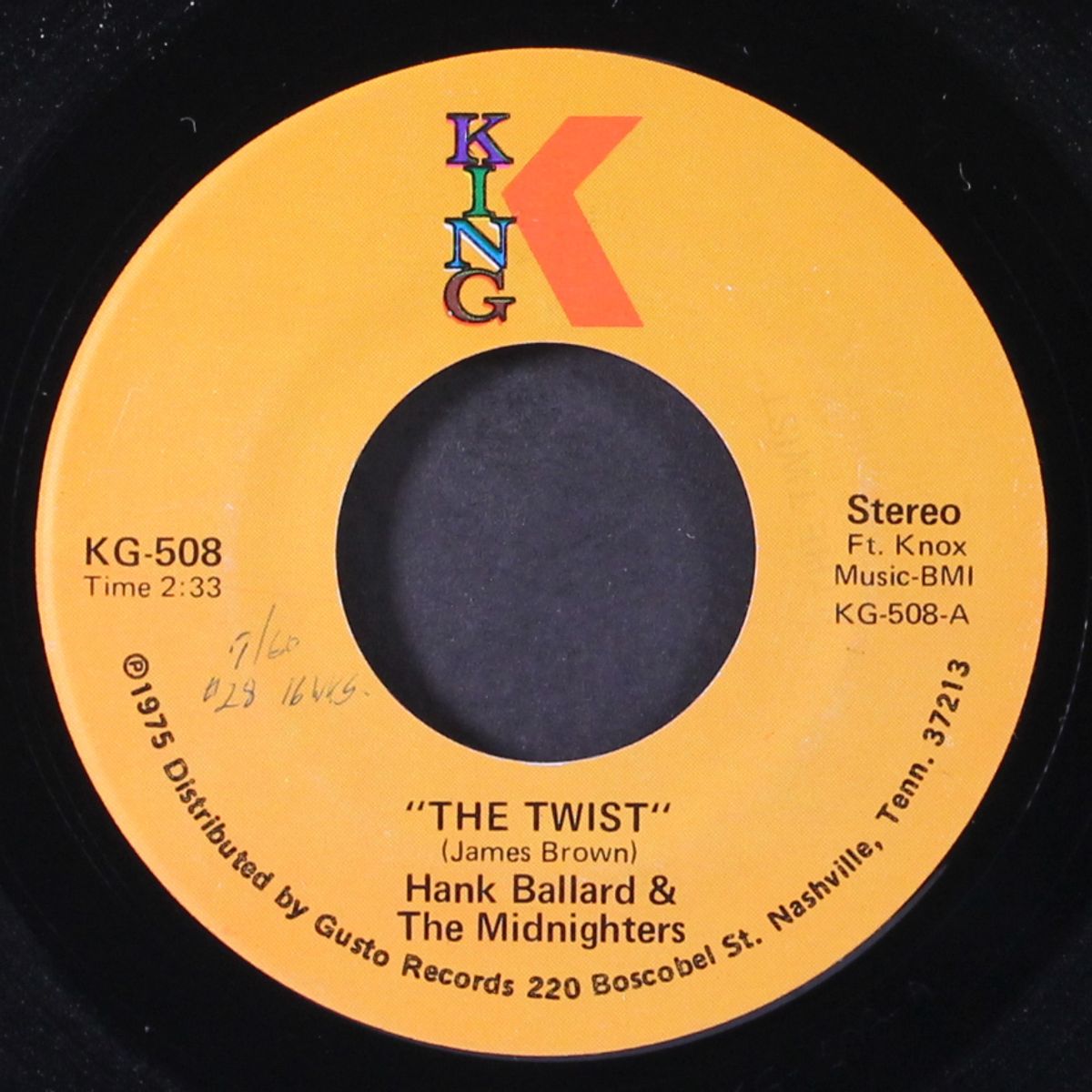 twist / teardrops on your letter by HANK BALLARD & MIDNIGHTERS