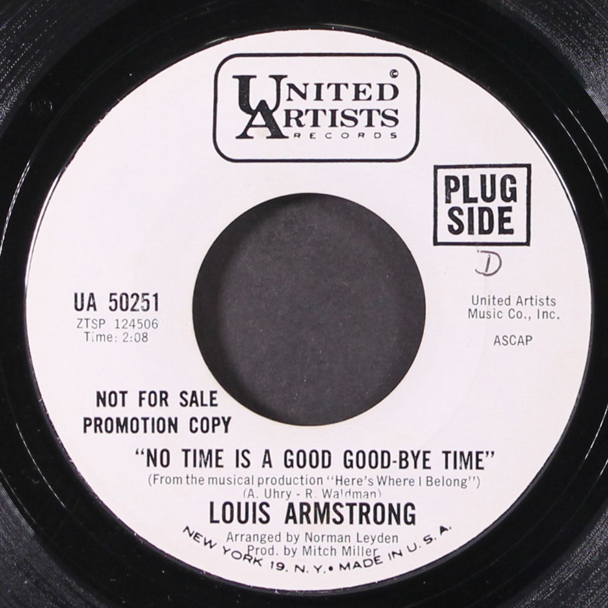 no time is a good good-bye time by LOUIS ARMSTRONG