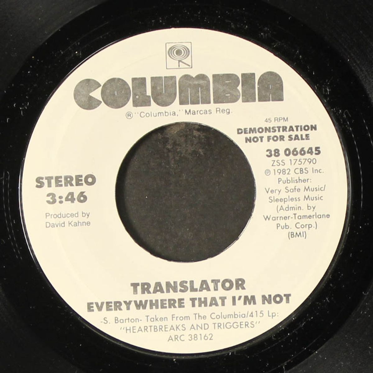 everywhere that i'm not / same by TRANSLATOR