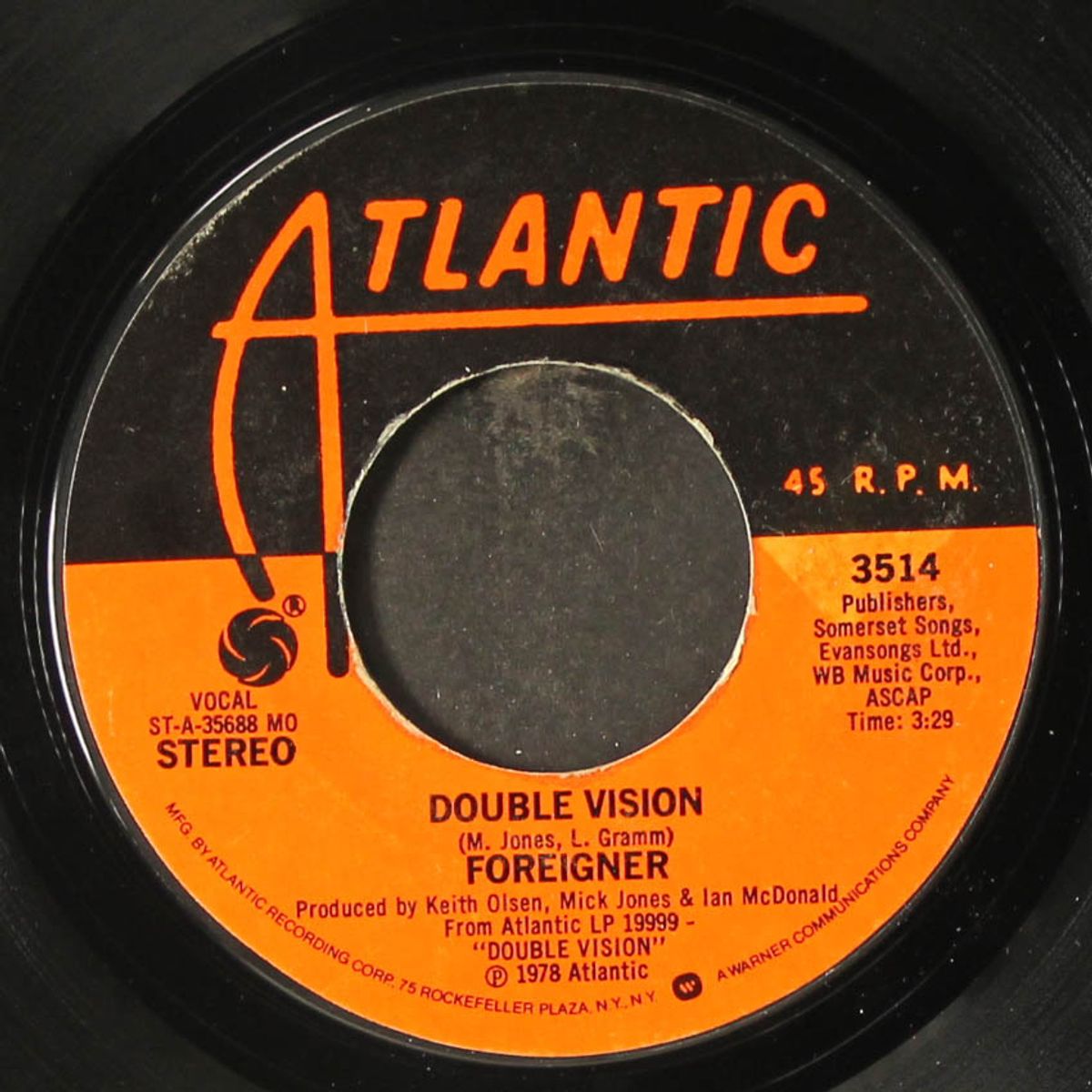 double vision by FOREIGNER