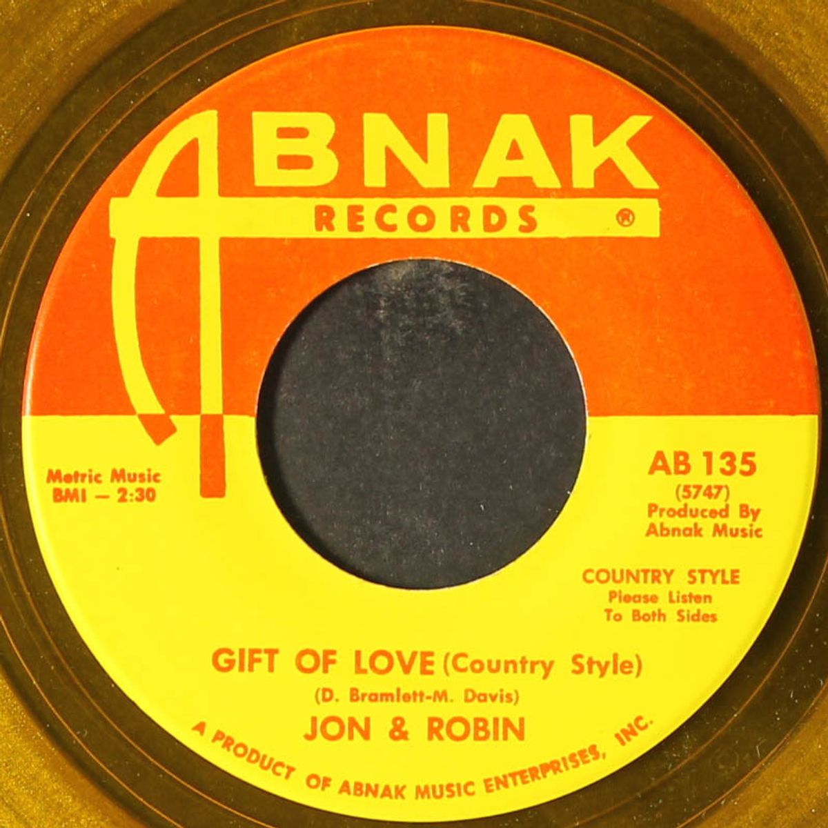 gift of love (top 40 style) / gift of love (country stye) by JON & ROBIN