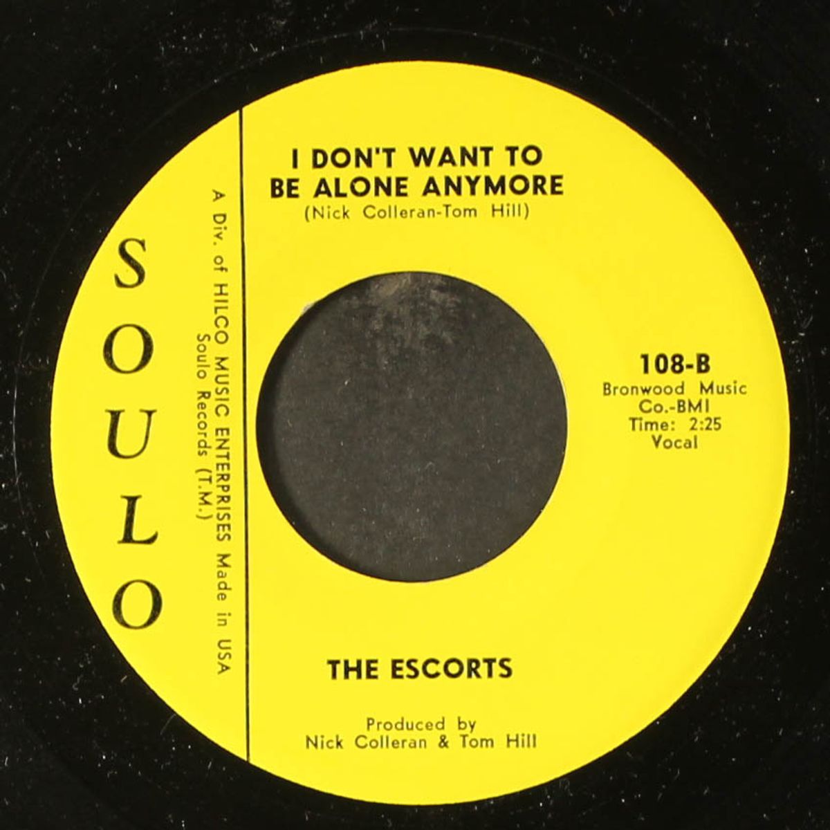 hitch hiking down broadway / i don't want to be alone anymore by ESCORTS
