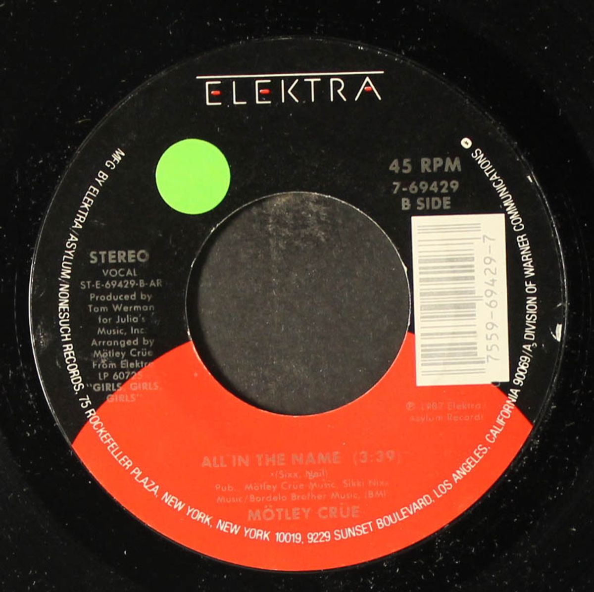 all i need / all in the name by MOTLEY CRUE