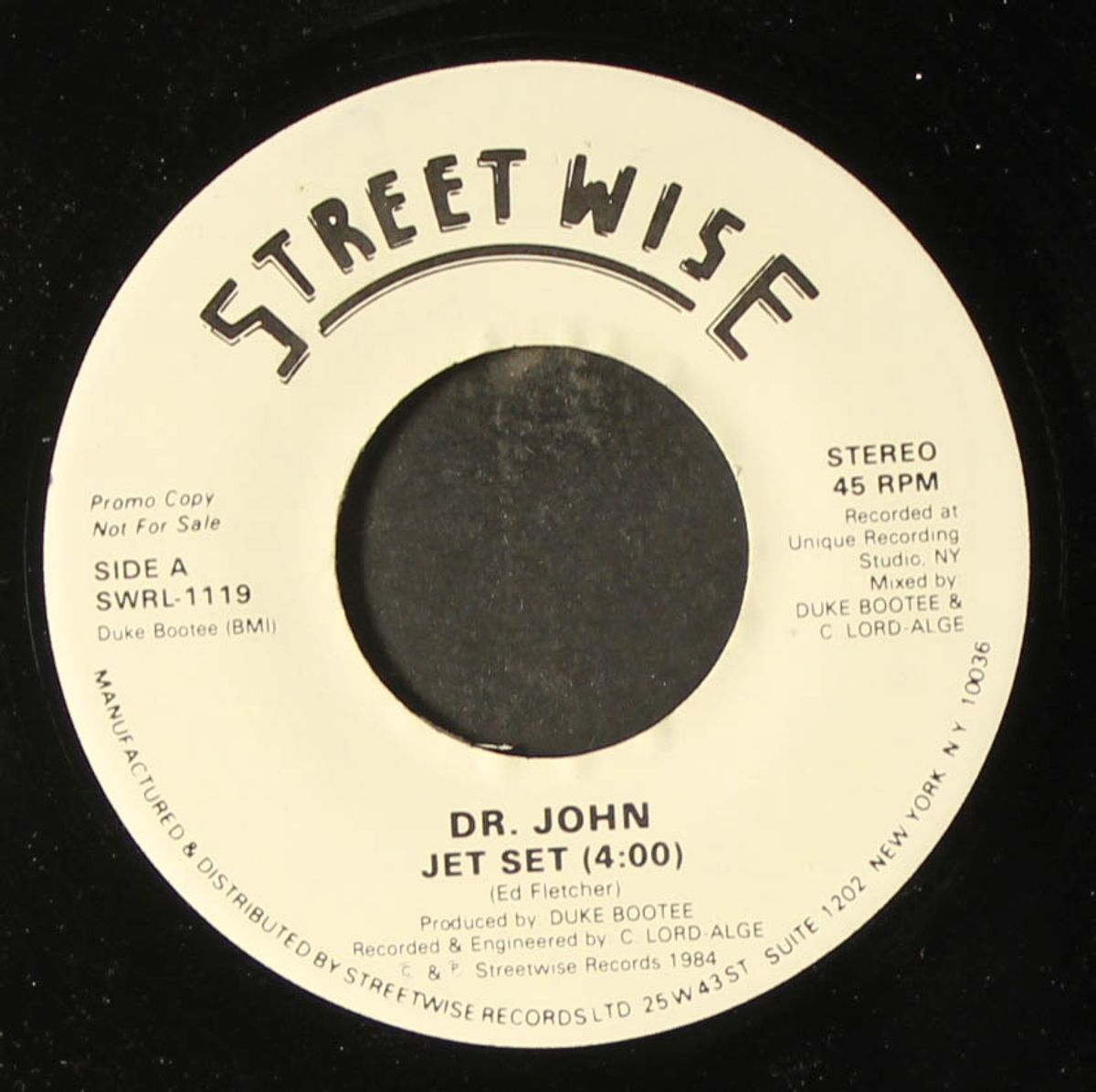 jet set / short by DR. JOHN