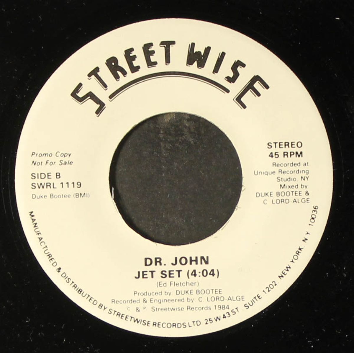 jet set / short by DR. JOHN
