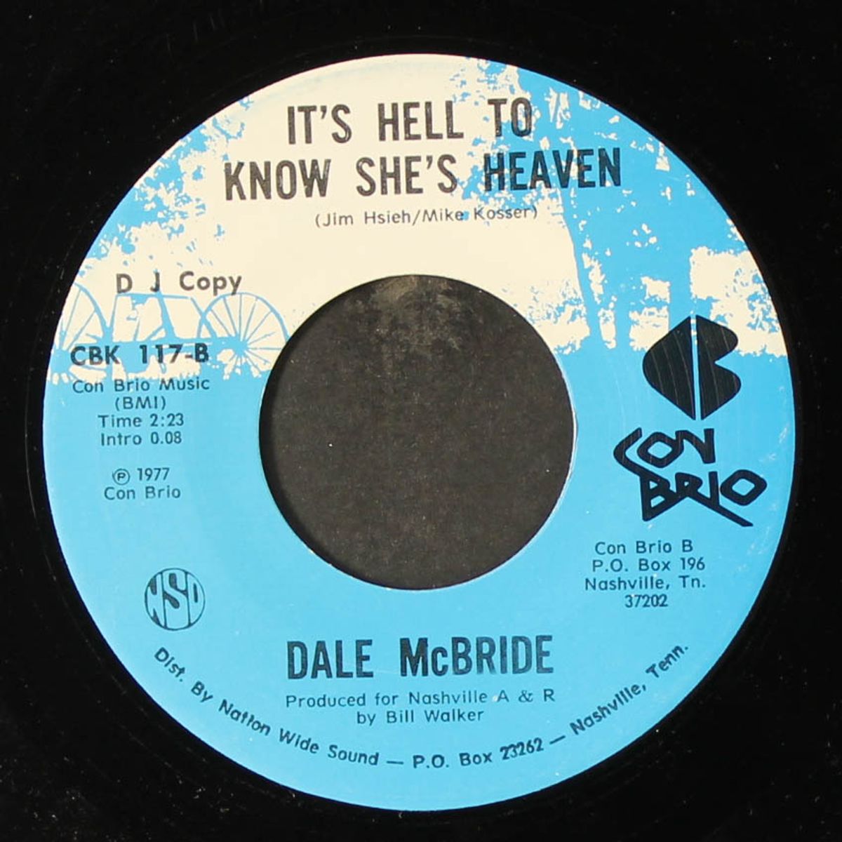 i'm savin' up sunshine / it's hell to know she's heaven by DALE MCBRIDE