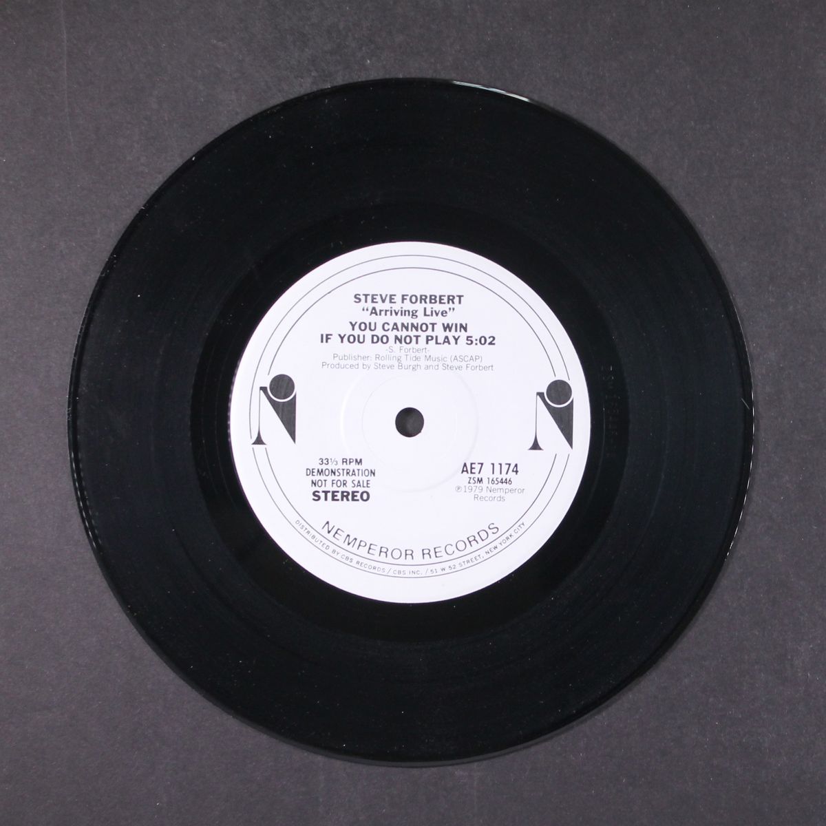 arriving live by STEVE FORBERT
