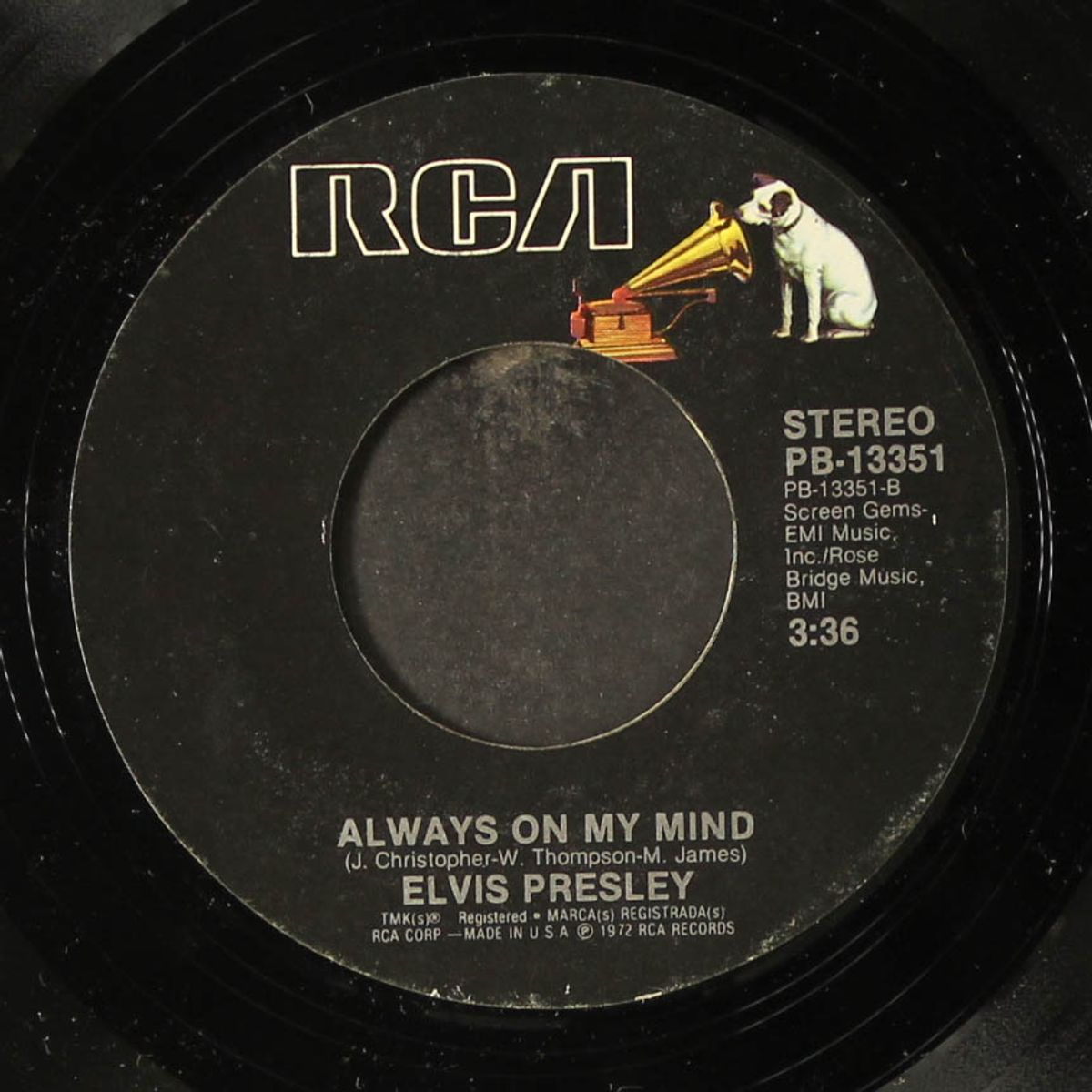 the elvis medley / always on my mind by ELVIS PRESLEY