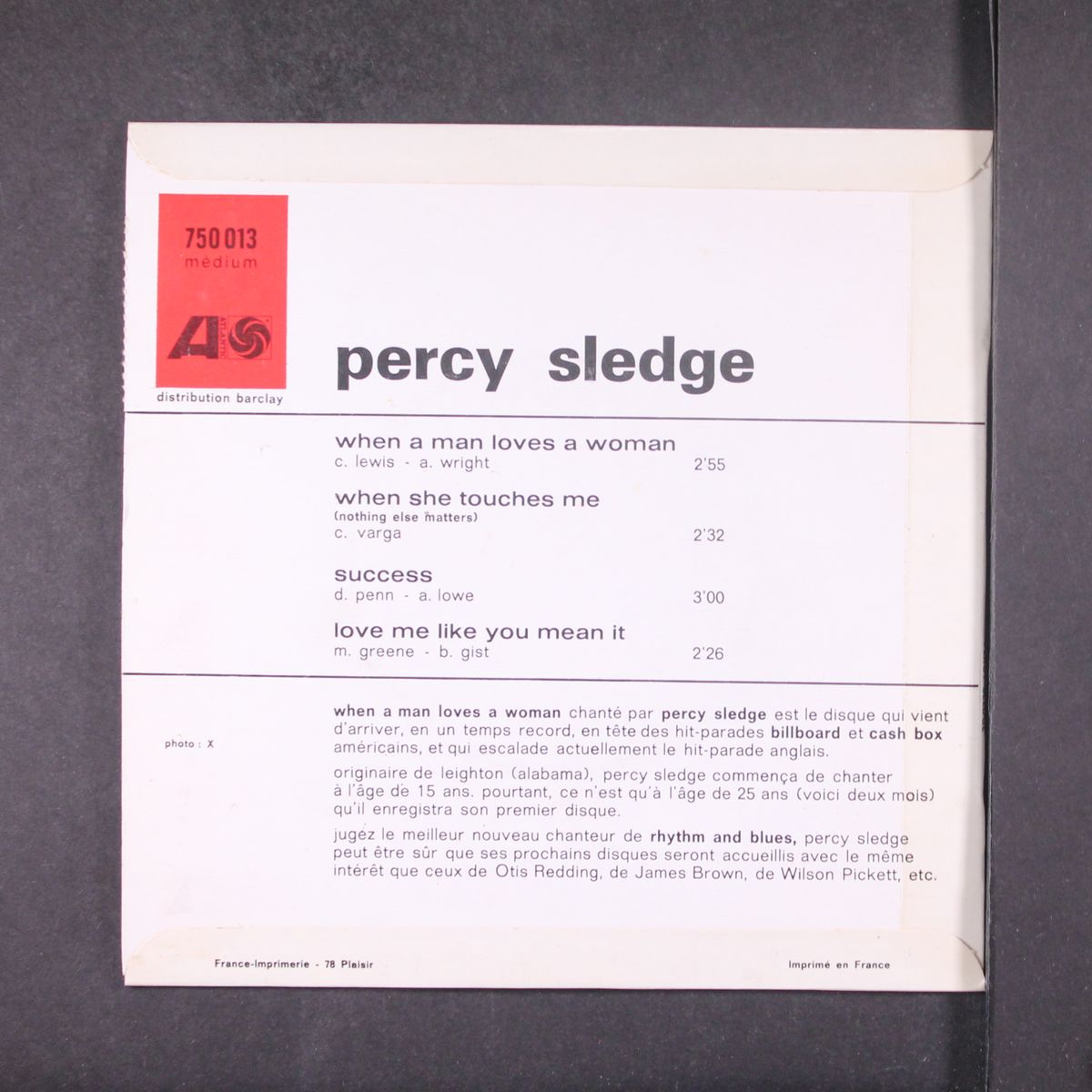 when a man loves a woman by PERCY SLEDGE