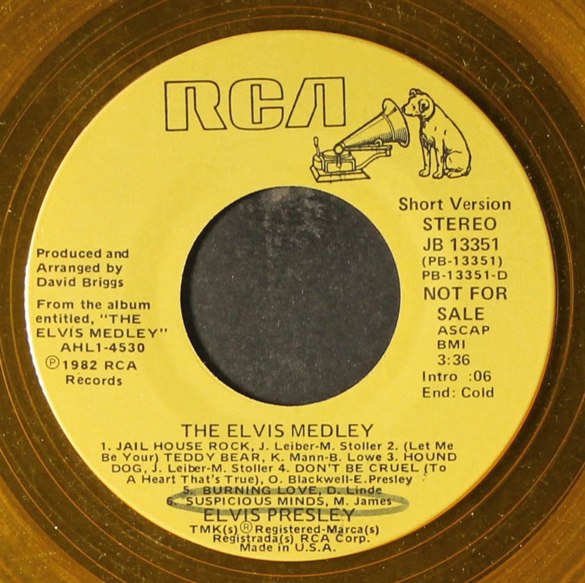 the elvis medley / short by ELVIS PRESLEY