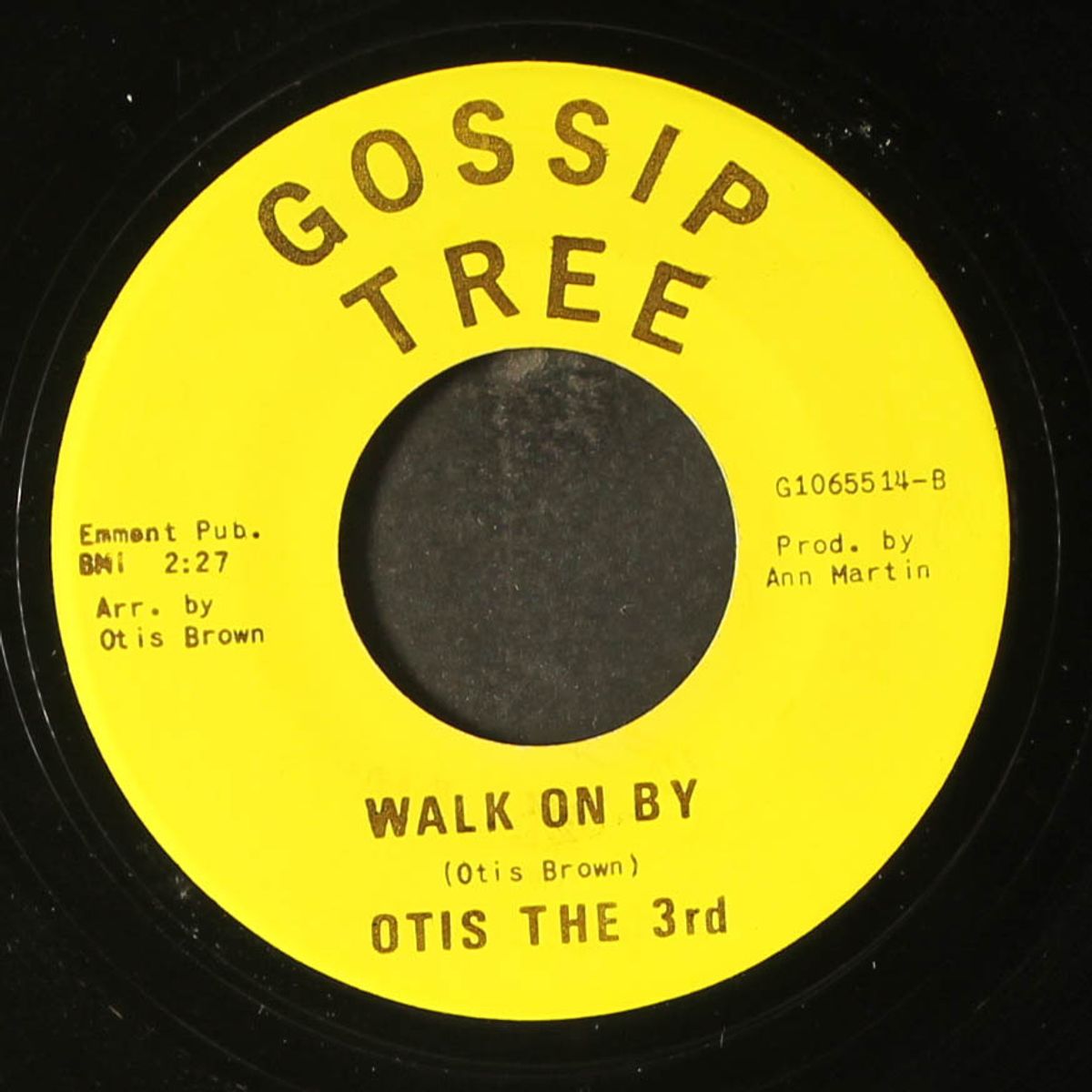 walk on by / time by OTIS THE 3RD