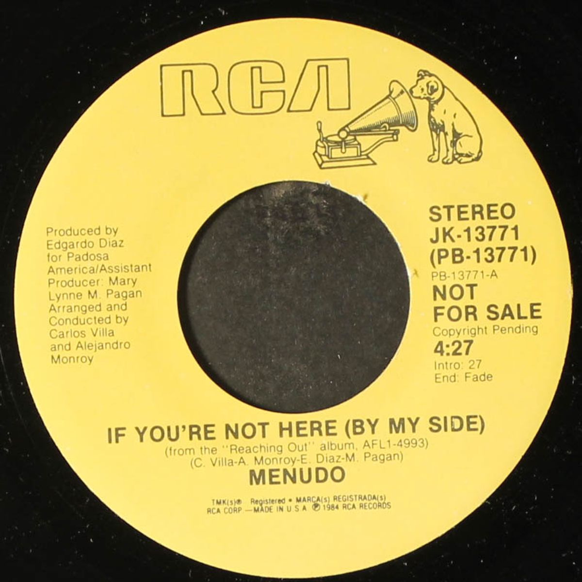 if you're not here by MENUDO