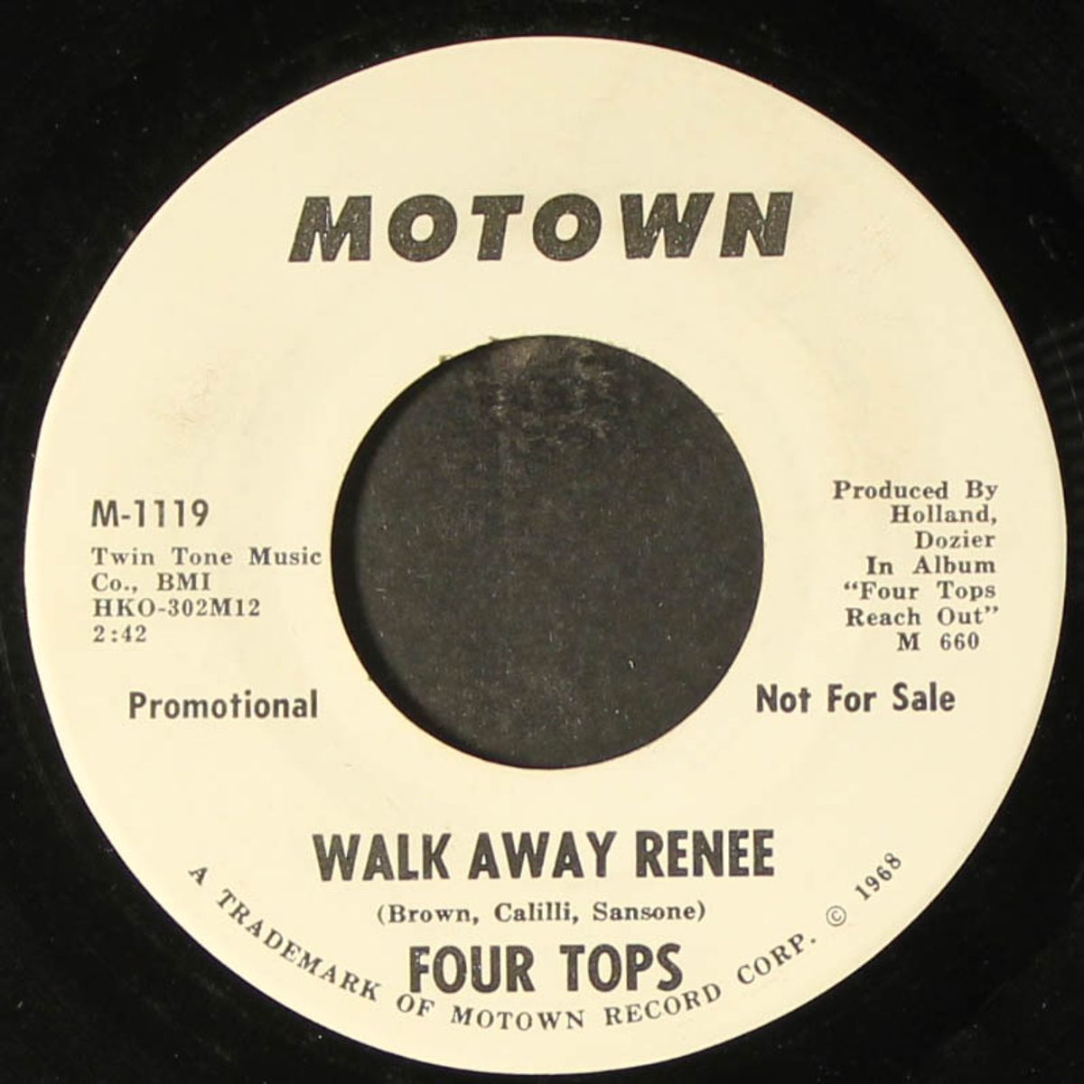 walk away renee by FOUR TOPS
