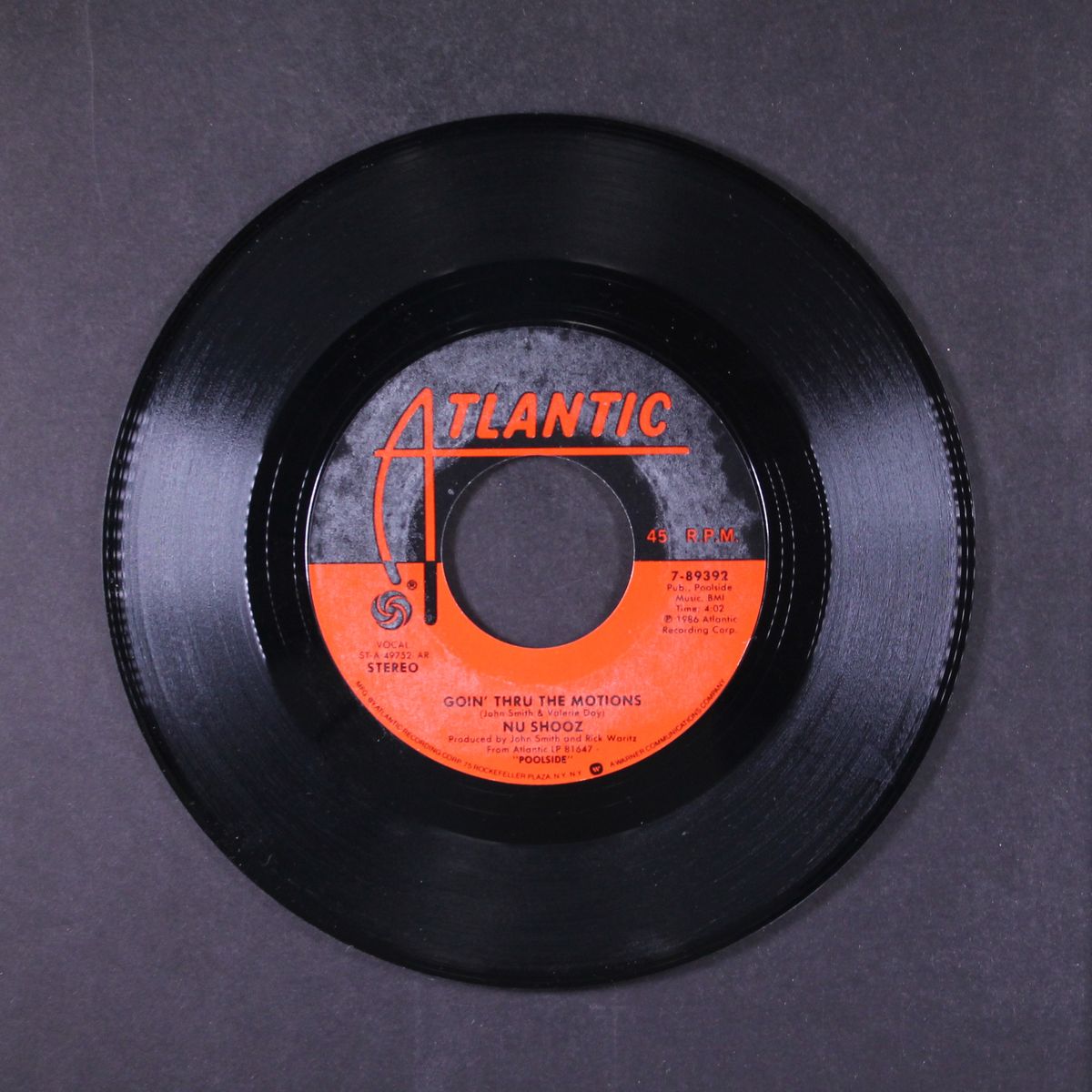 point of no return / goin' thru the motions by NU SHOOZ