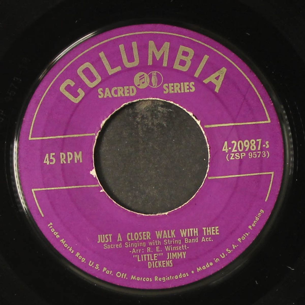 take up thy cross / just a closer walk with thee by LITTLE JIMMY DICKENS