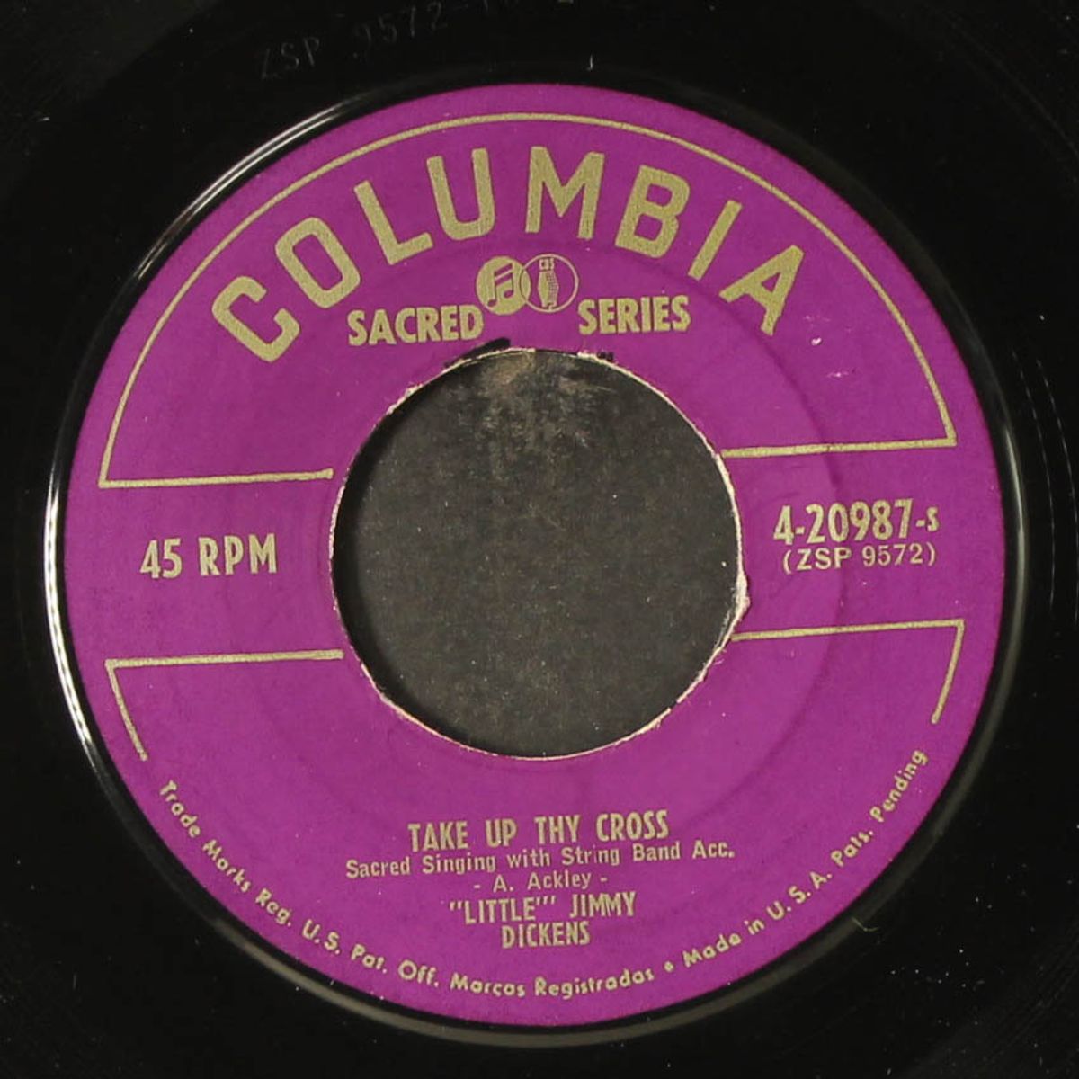 take up thy cross / just a closer walk with thee by LITTLE JIMMY DICKENS
