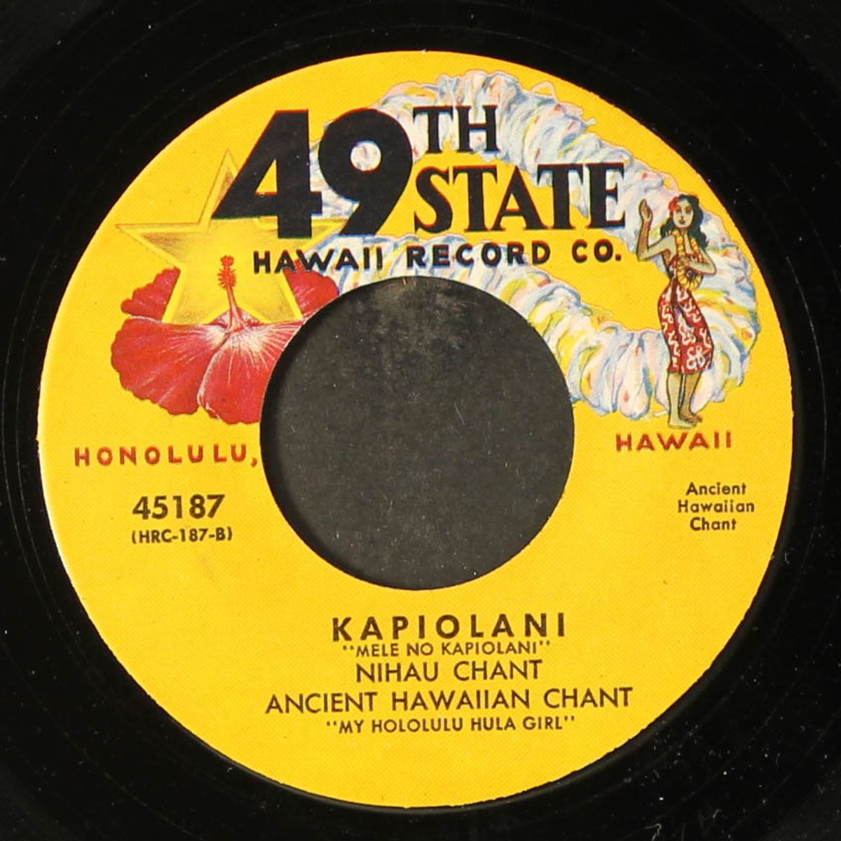hapa haole hula girl / kapiolani by JOHNNY ALMEIDA