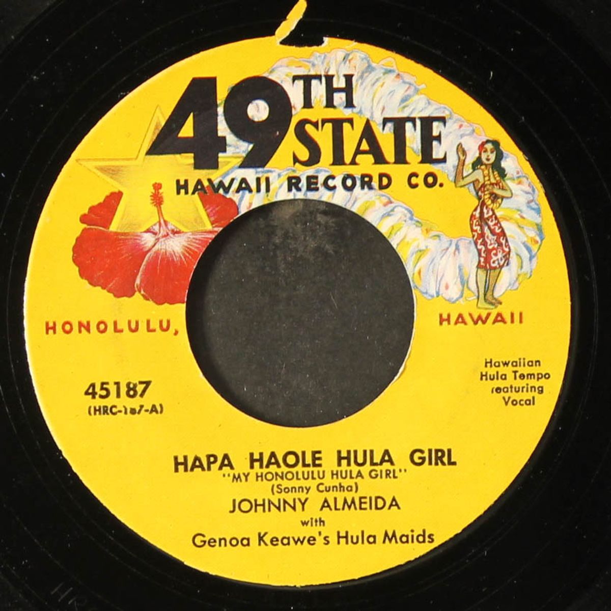 hapa haole hula girl / kapiolani by JOHNNY ALMEIDA