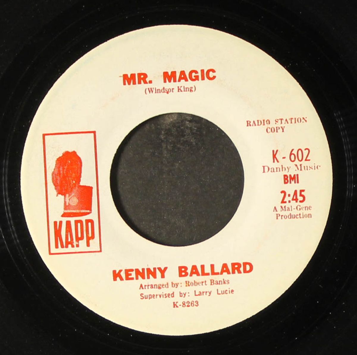mr. magic / oh! how i cried by KENNY BALLARD