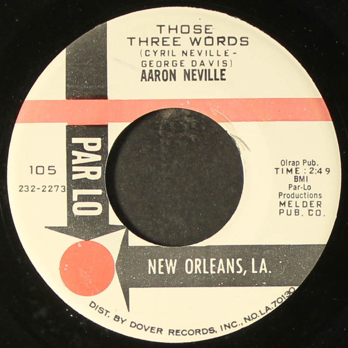 a hard nut to crack / those three words by AARON NEVILLE