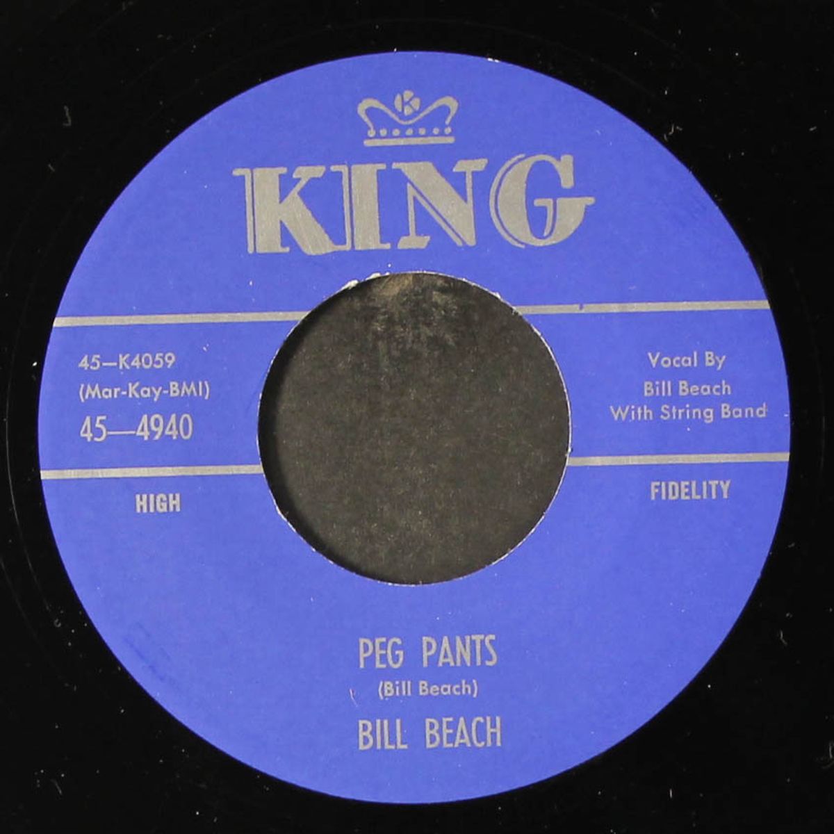 peg pants / you're gonna like me baby by BILL BEACH