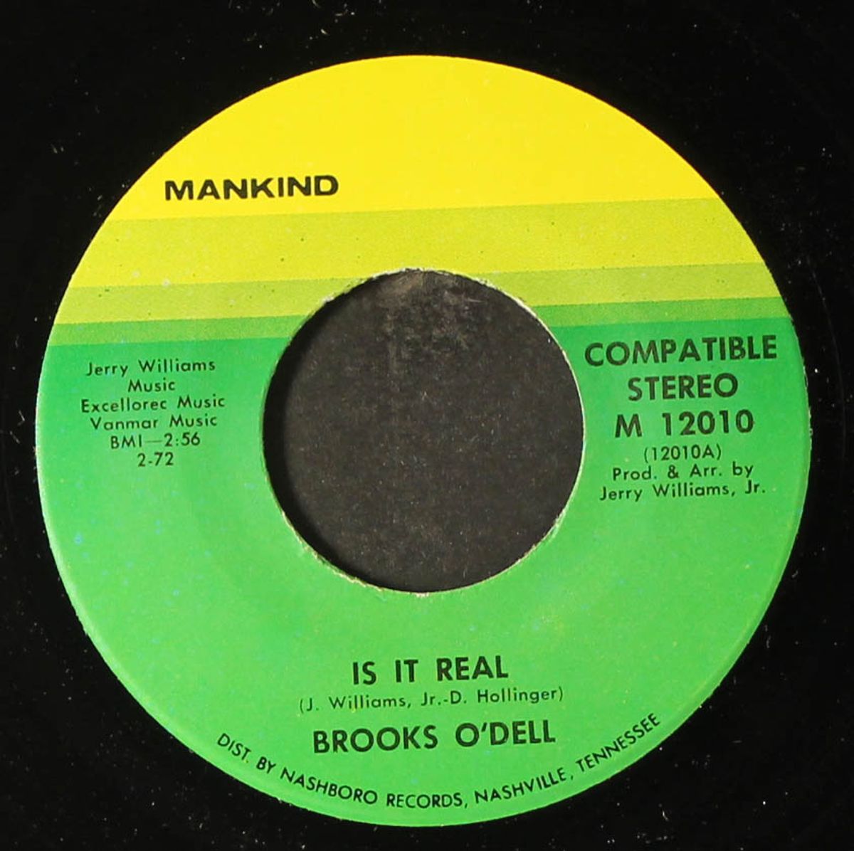 is it real / got to travel on by BROOKS O'DELL