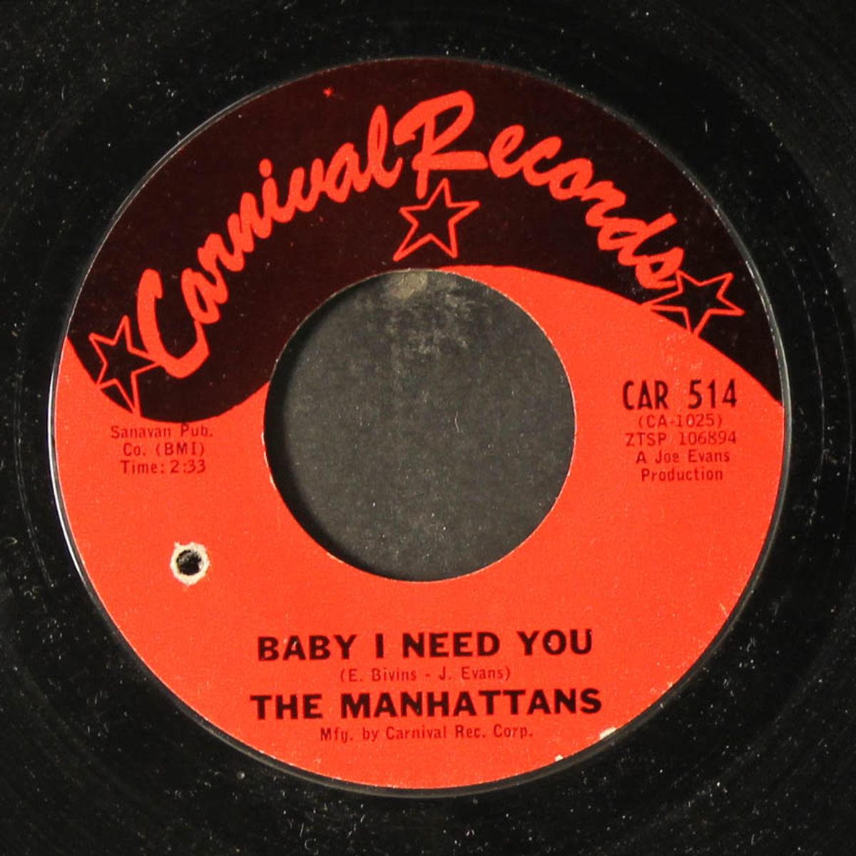baby i need you / teach me by MANHATTANS