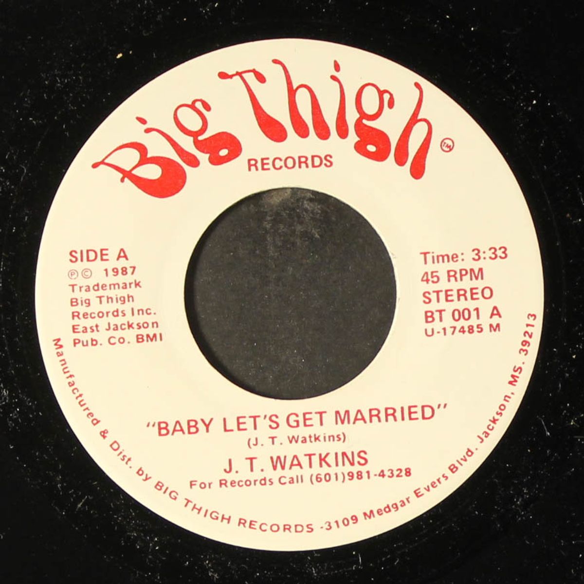 baby let's get married / lady's man by J.T. WATKINS