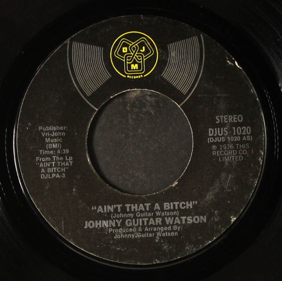 ain't that a bitch / won't you forgive me baby by JOHNNY GUITAR WATSON