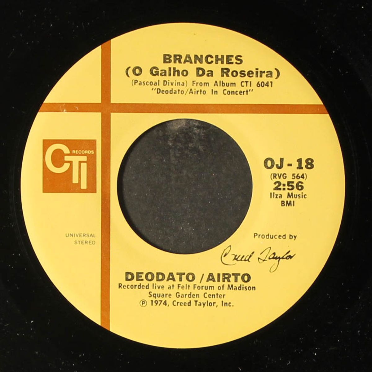 do it again / branches by DEODATO / AIRTO