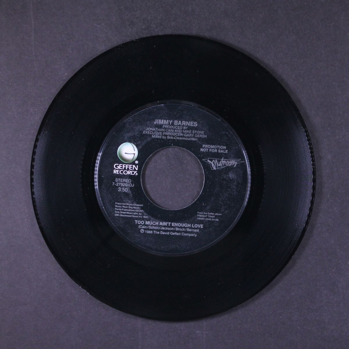 too much ain't enough love / short by JIMMY BARNES
