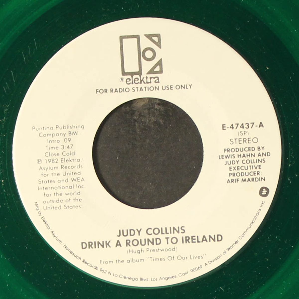 drink a round to ireland / mono by JUDY COLLINS