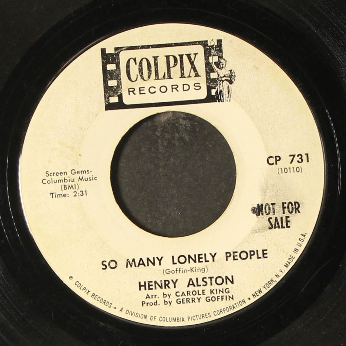 hey everybody / so many lonely people by HENRY ALSTON