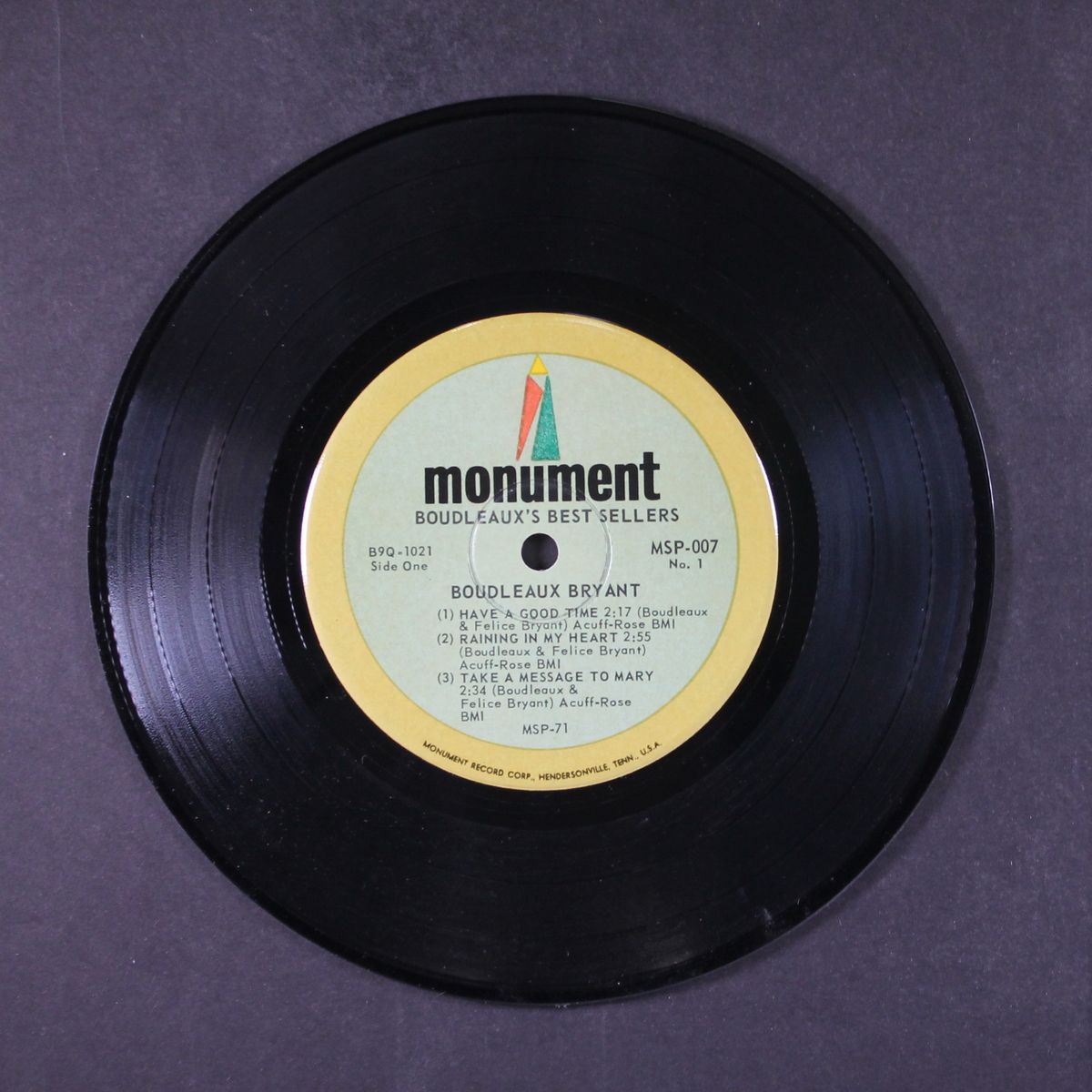 best sellers no. 1 by BOUDLEAUX BRYANT