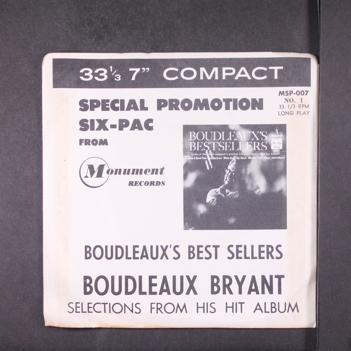 best sellers no. 1 by BOUDLEAUX BRYANT