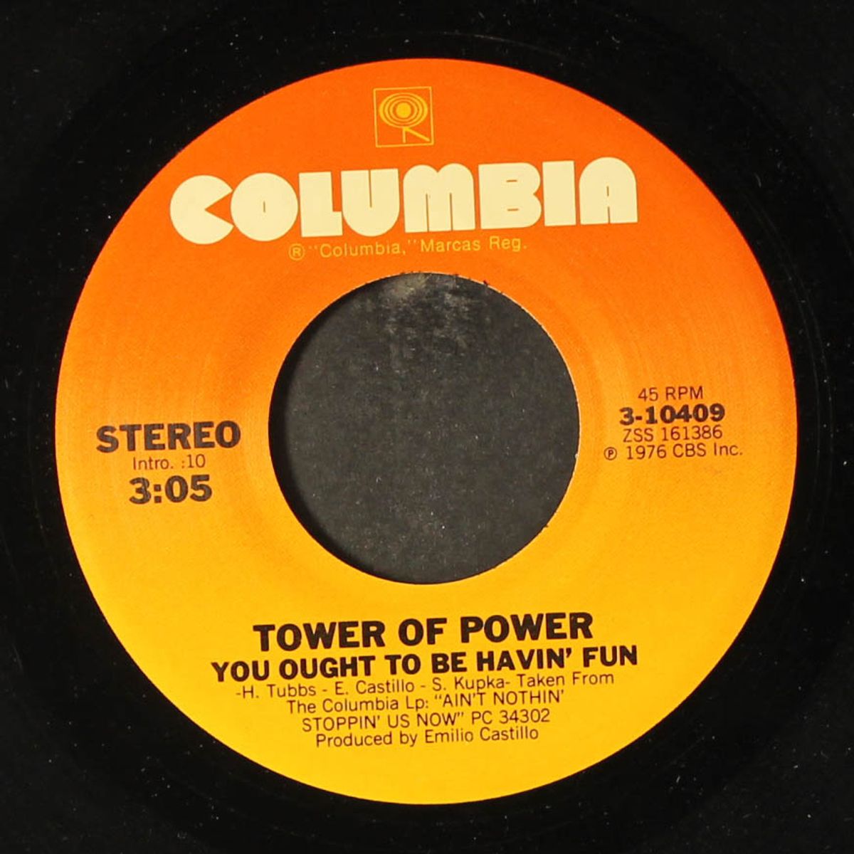 you ought to be havin' fun / while we went to the moon by TOWER OF POWER