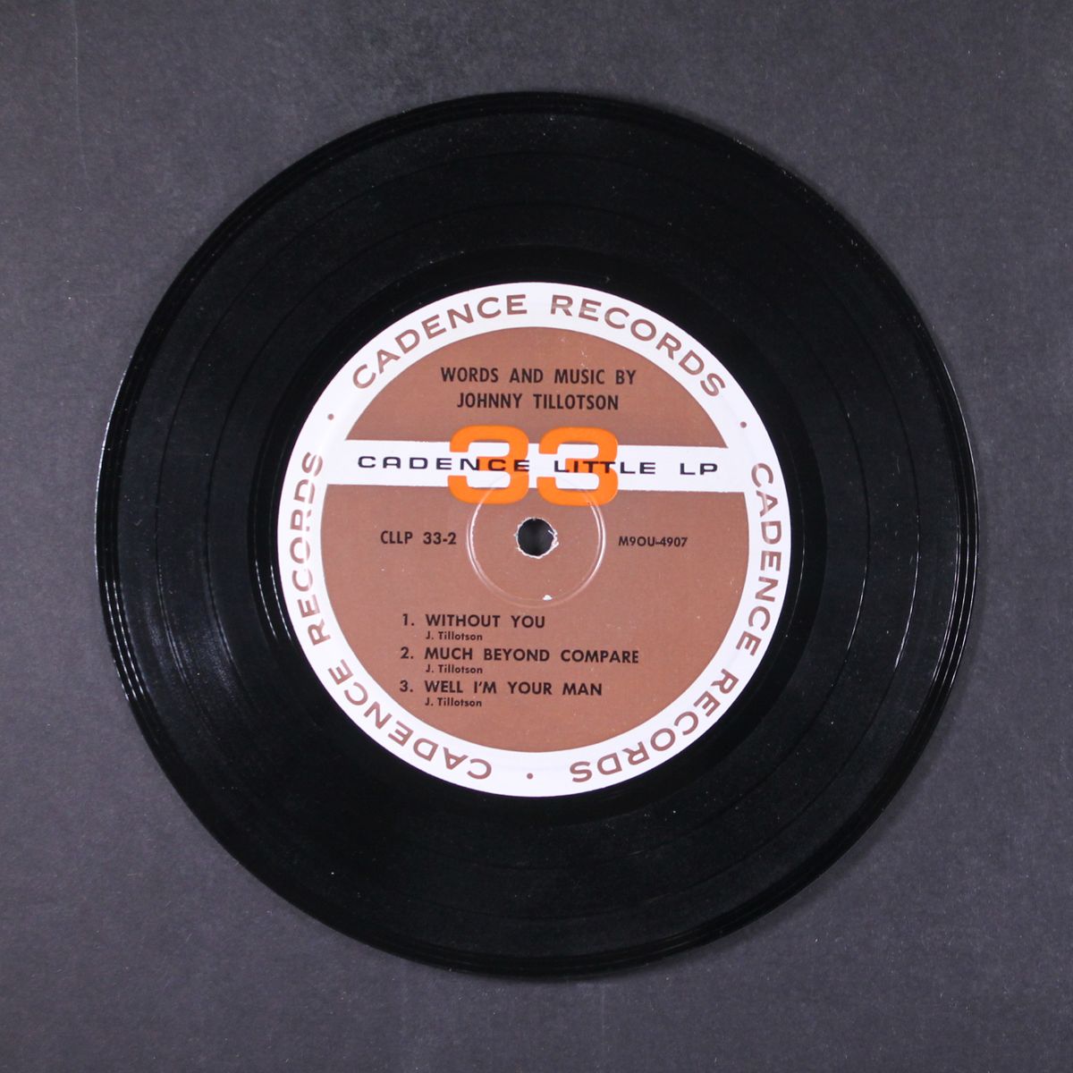 words and music by by JOHNNY TILLOTSON