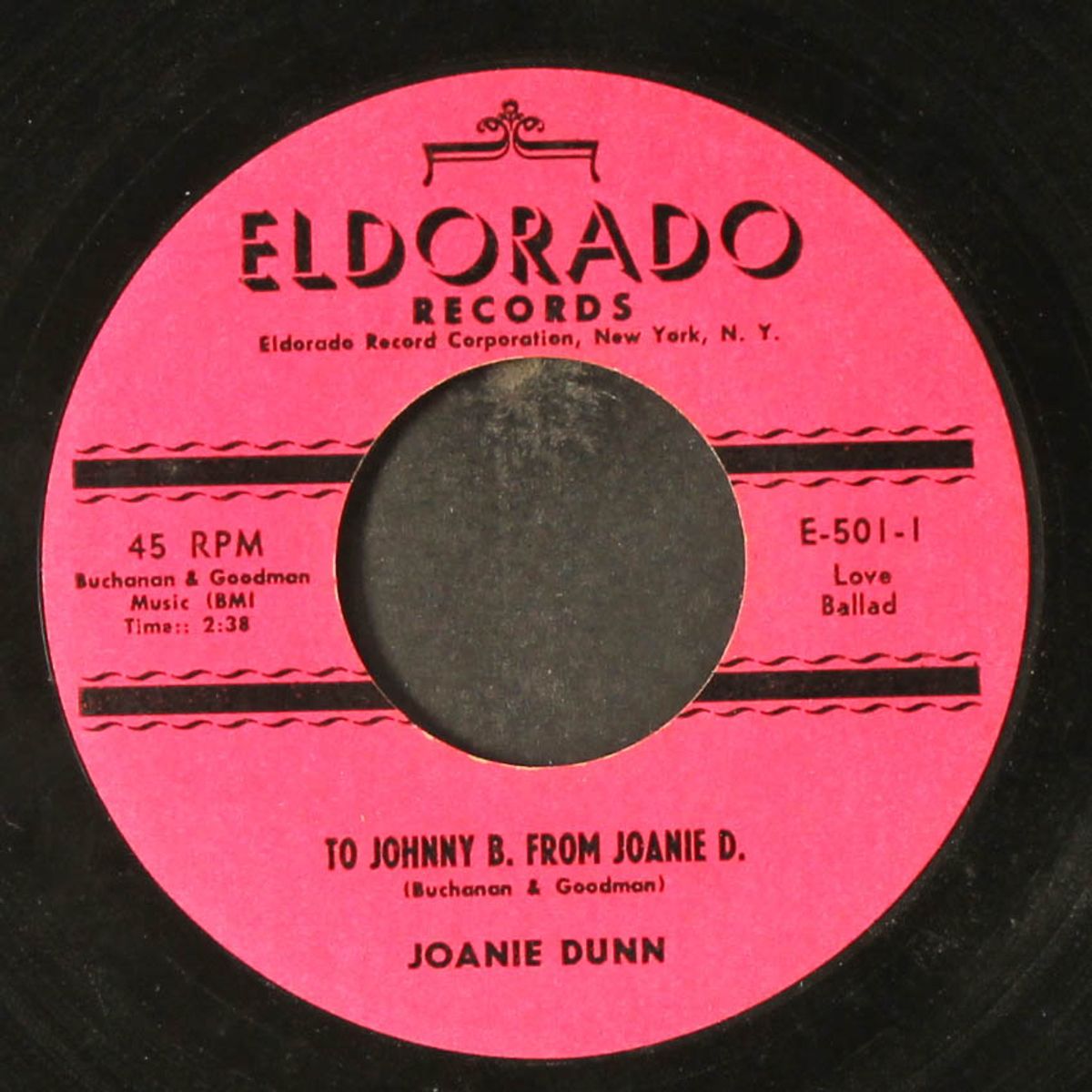 to johnny b. to joanie d. / teenage torch song by JOANIE DUNN