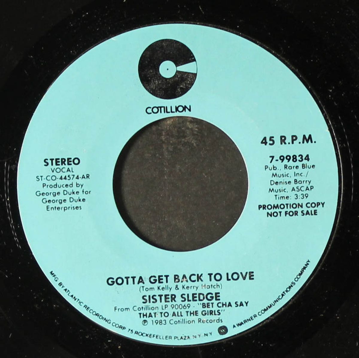 gotta get back to love / mono by SISTER SLEDGE