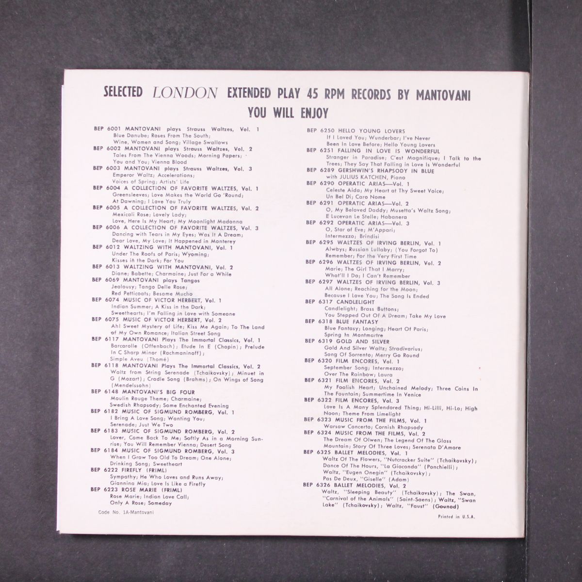 waltzes of irving berlin vol. 2 by MANTOVANI