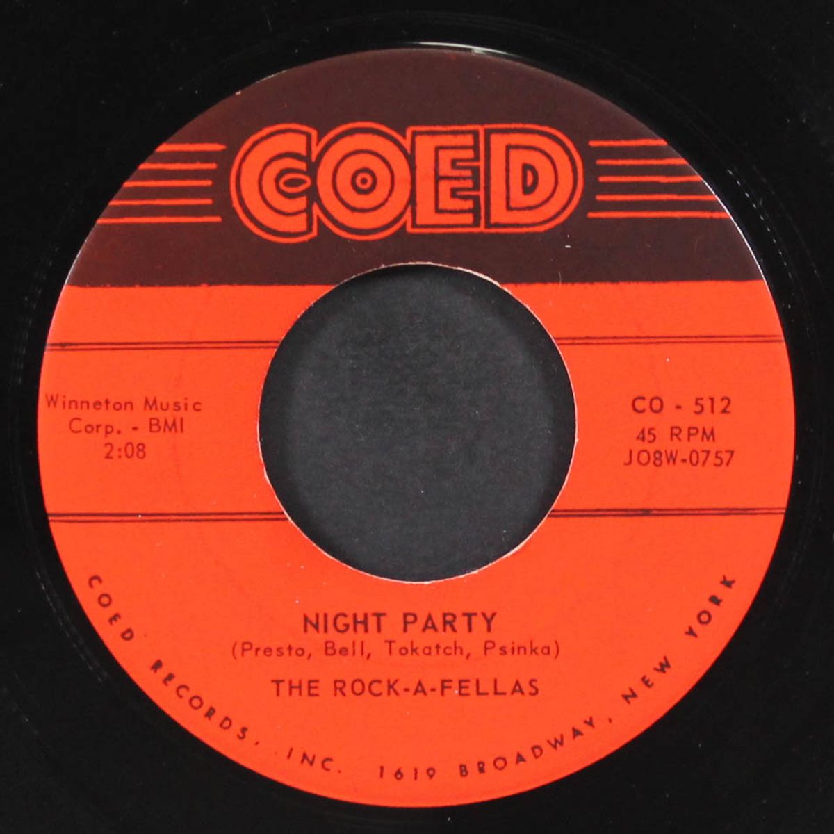 countin' the days / night party by EDDIE BELL & ROCK-A-FELLAS