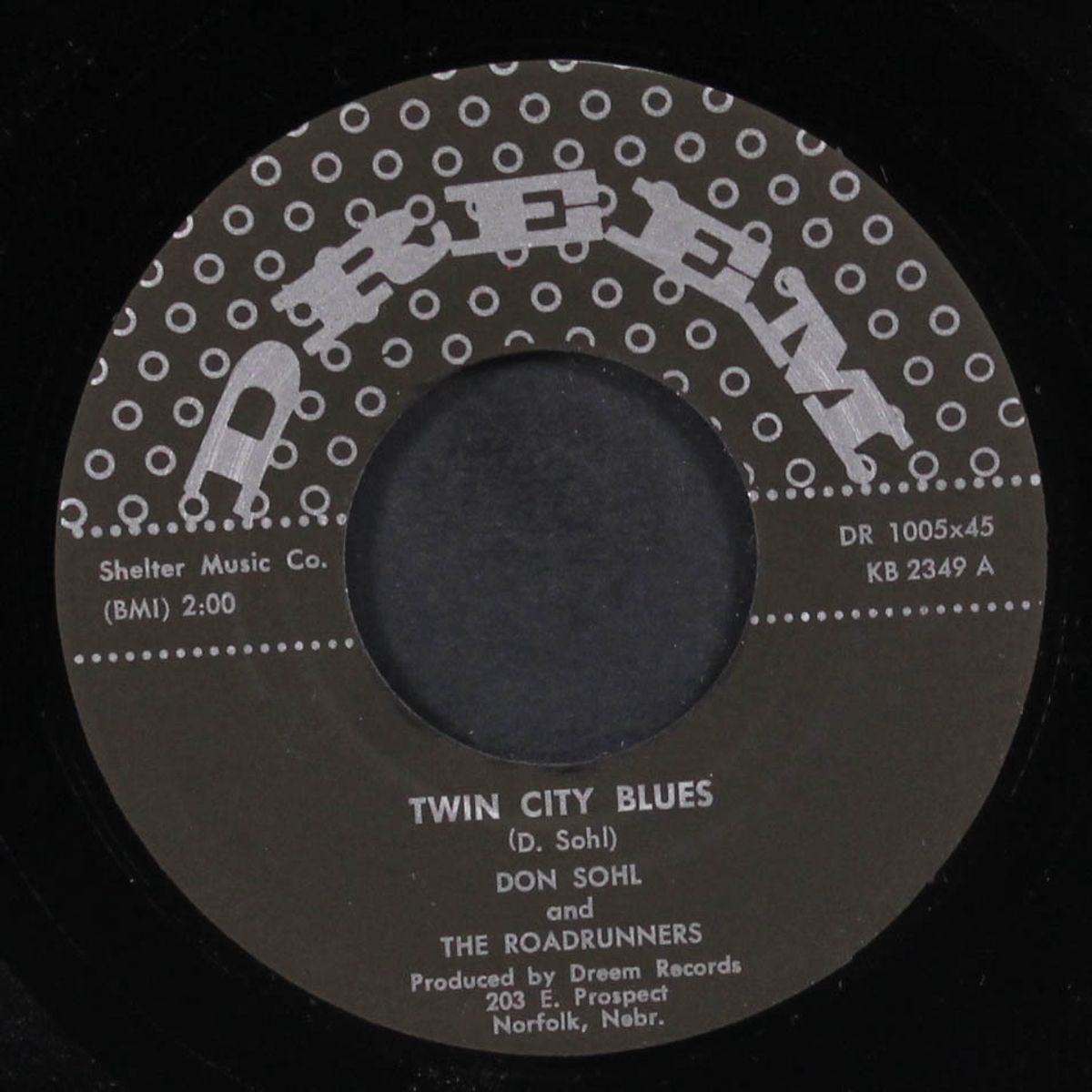 knock out / twin city blues by DON SOHL & ROADRUNNERS