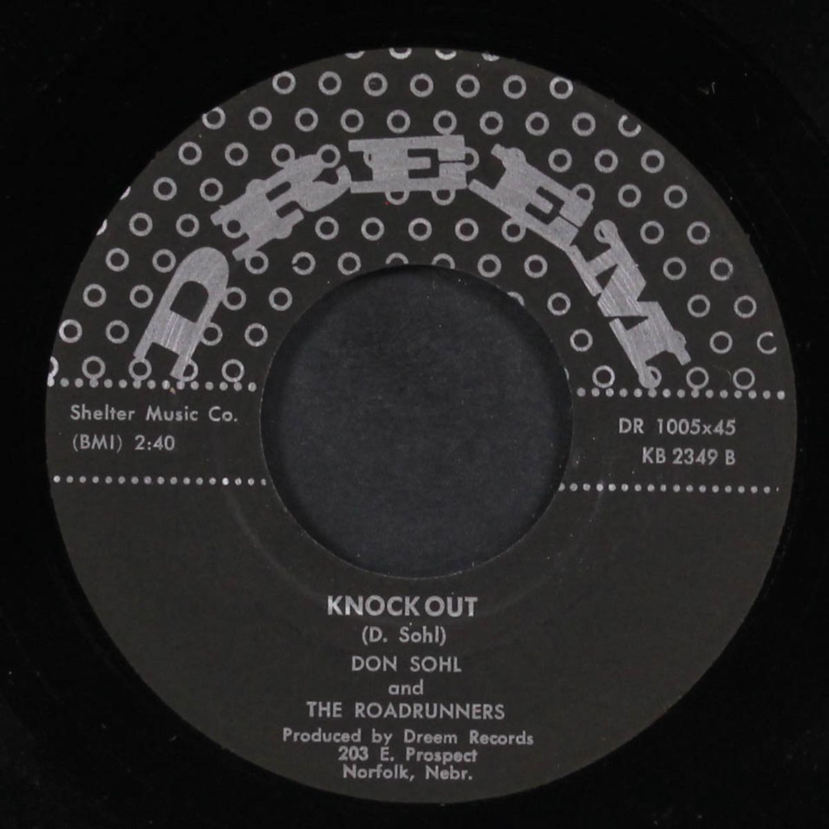 knock out / twin city blues by DON SOHL & ROADRUNNERS