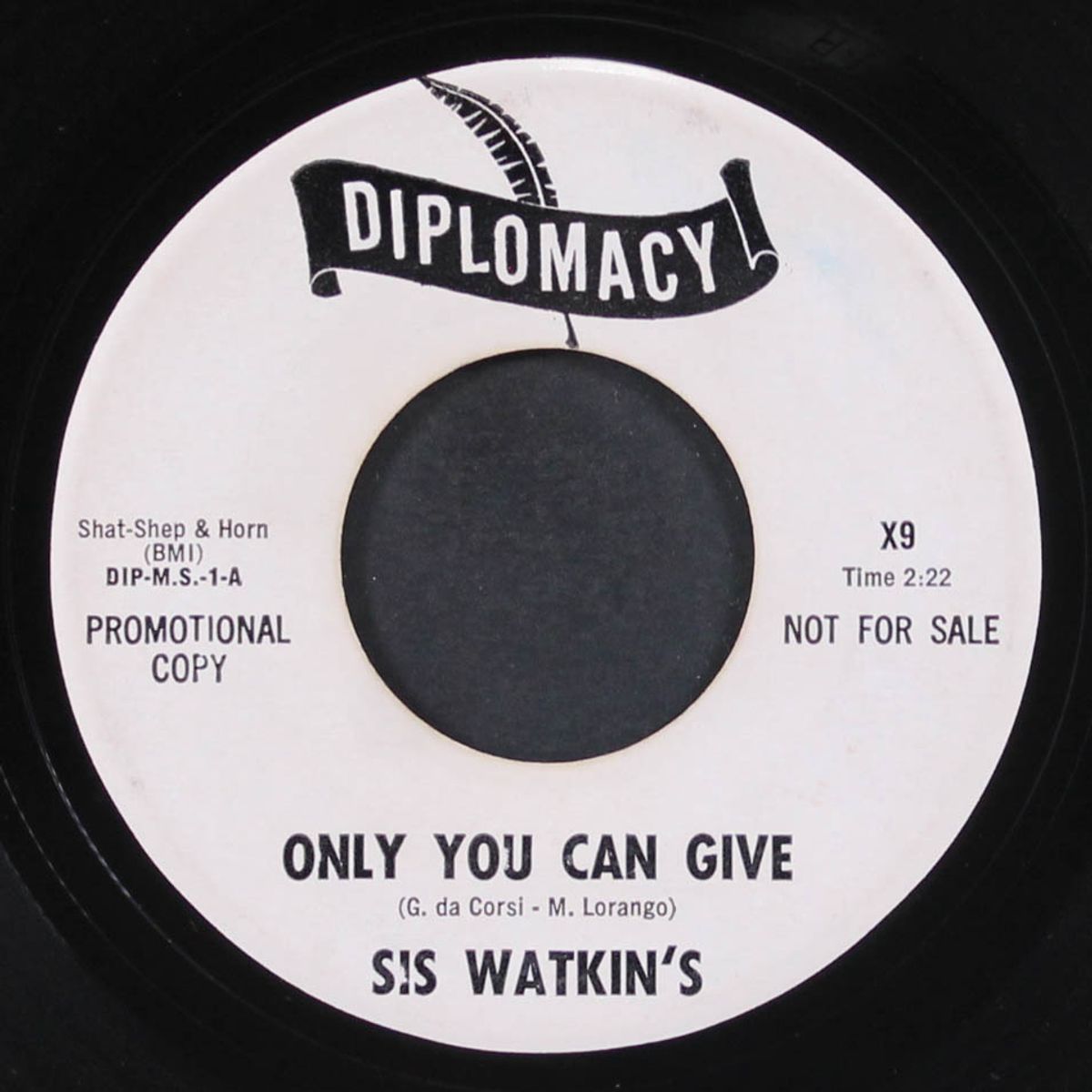 only you can give / here i stand by SIS WATKIN'S