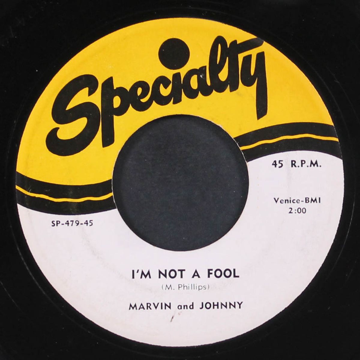 baby doll / i'm not a fool by MARVIN & JOHNNY