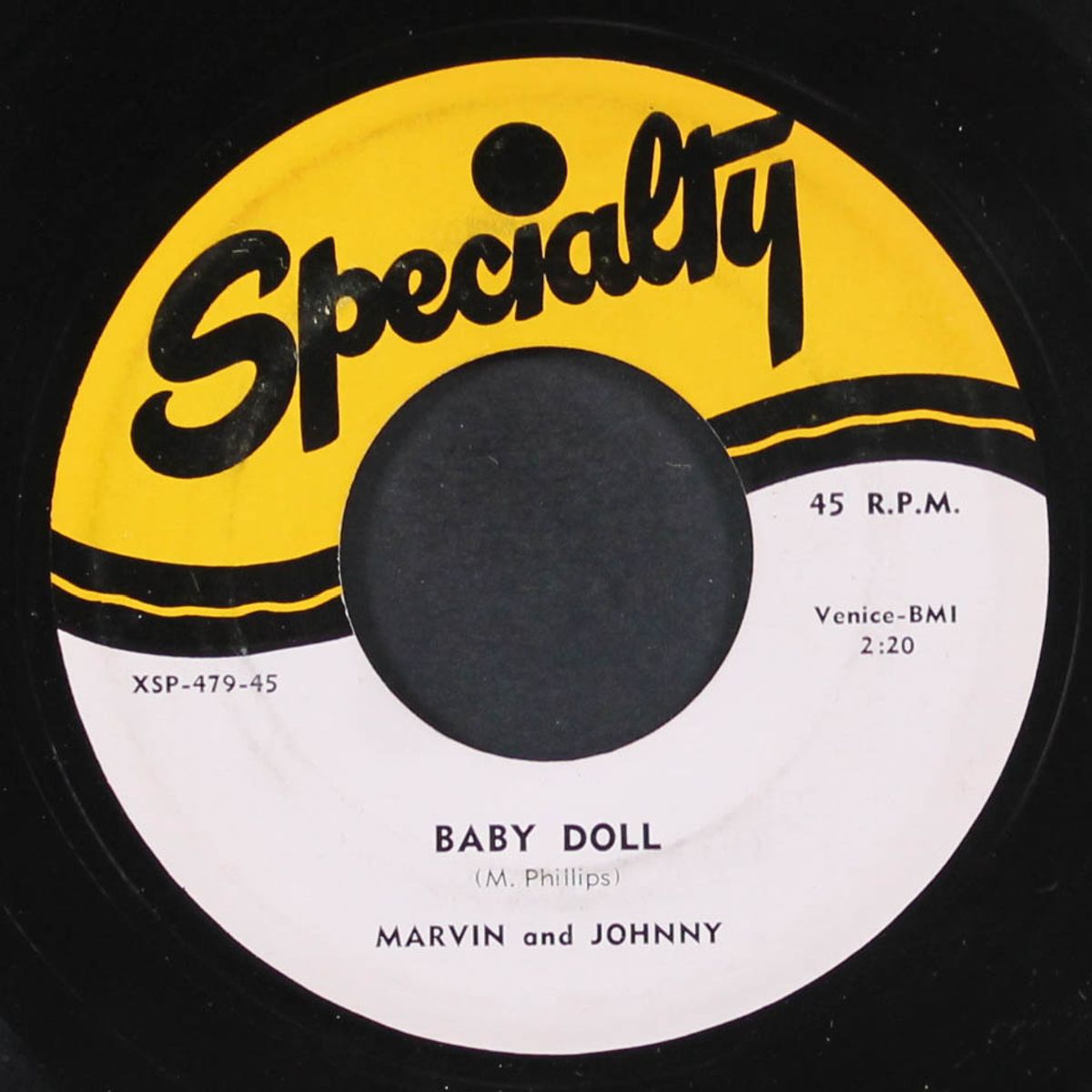 baby doll / i'm not a fool by MARVIN & JOHNNY