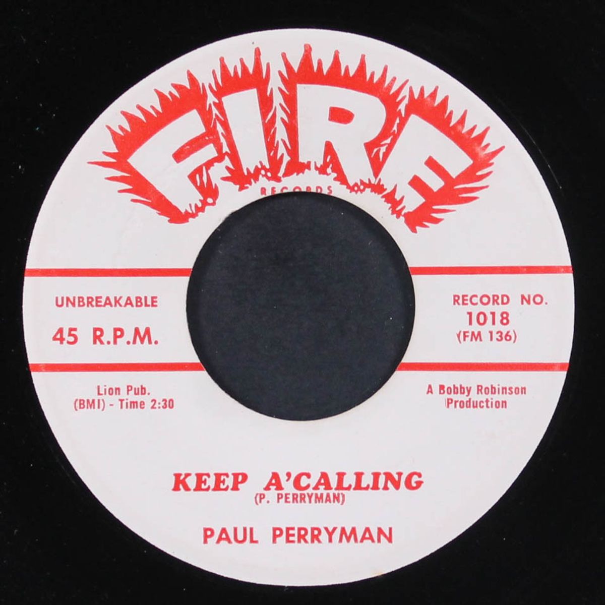 look at my baby / keep a'calling by PAUL PERRYMAN