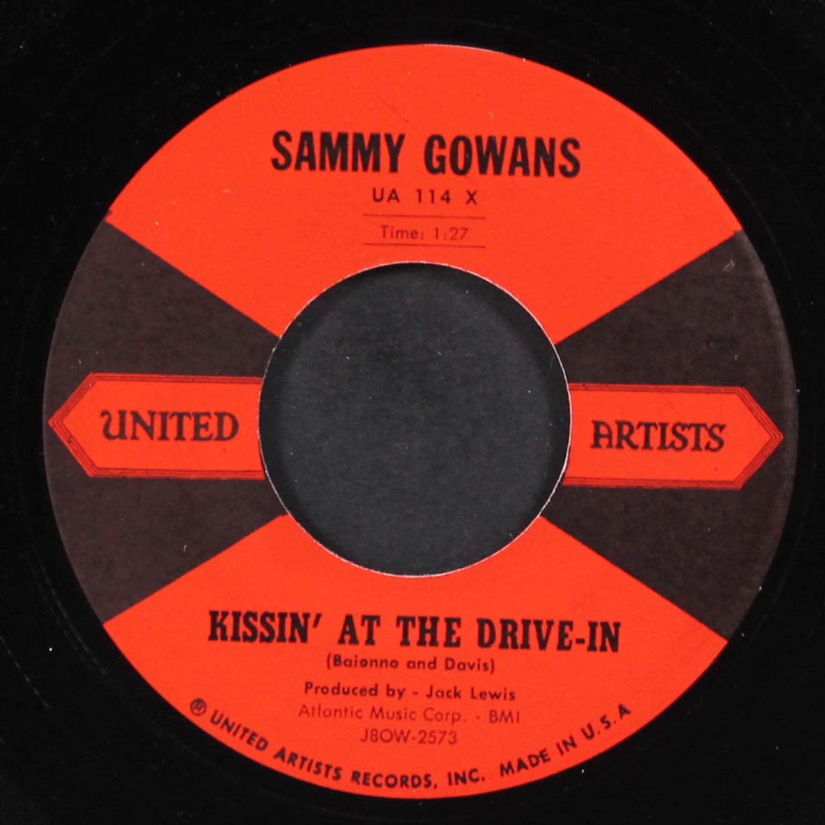 rockin' by myself / kissin' at the drive-in by SAMMY GOWANS