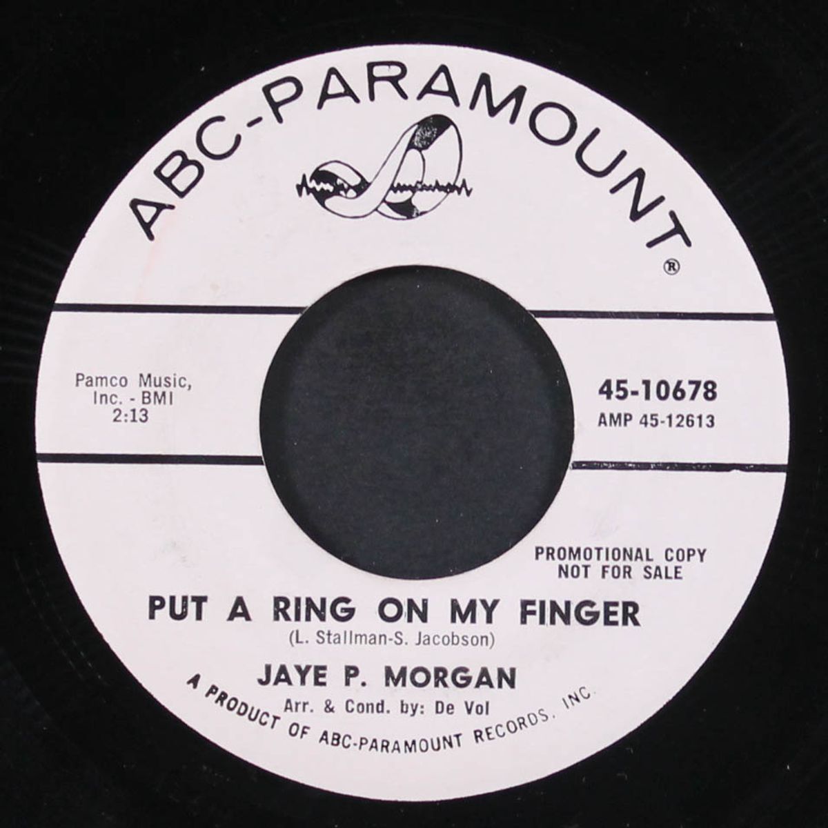 life is just a bowl of cherries / put a ring on my finger by JAYE P. MORGAN