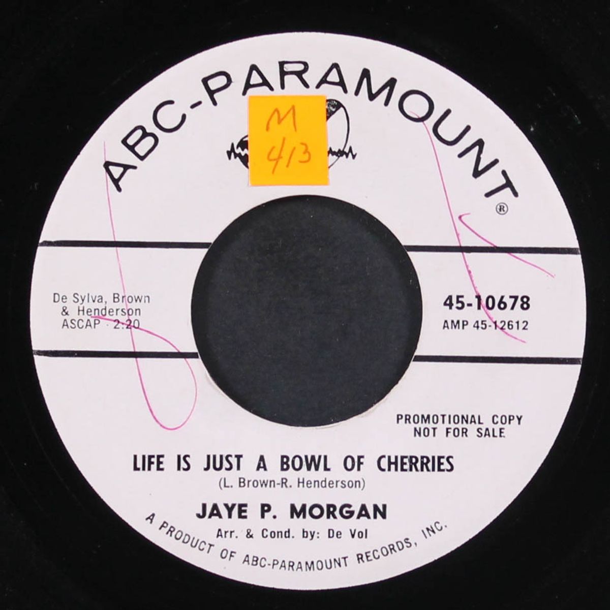 life is just a bowl of cherries / put a ring on my finger by JAYE P. MORGAN
